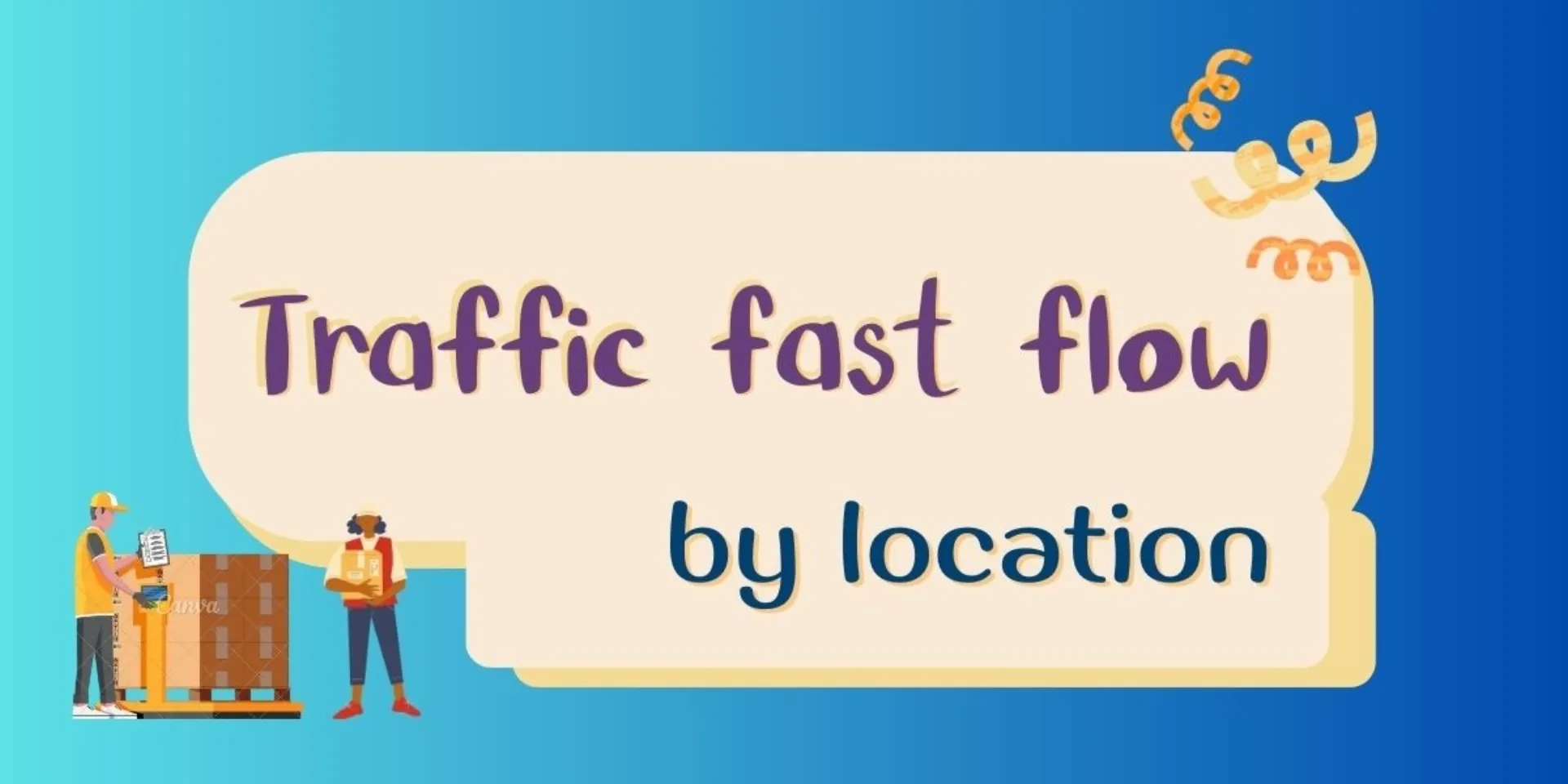 Traffic fast flow by location