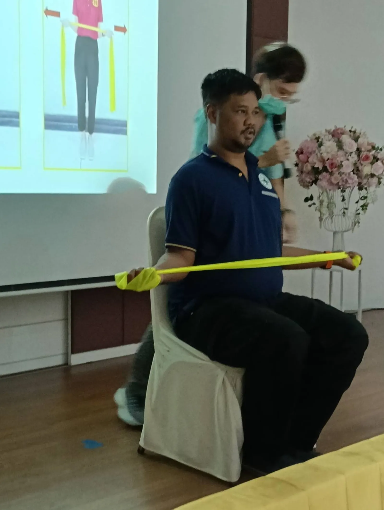 โครงการ ทำงานเป็นสุข ปลอดภัย ห่างไกลโรคจากการทำงานของบุคลากรฝ่ายสนับสนุนบริการ