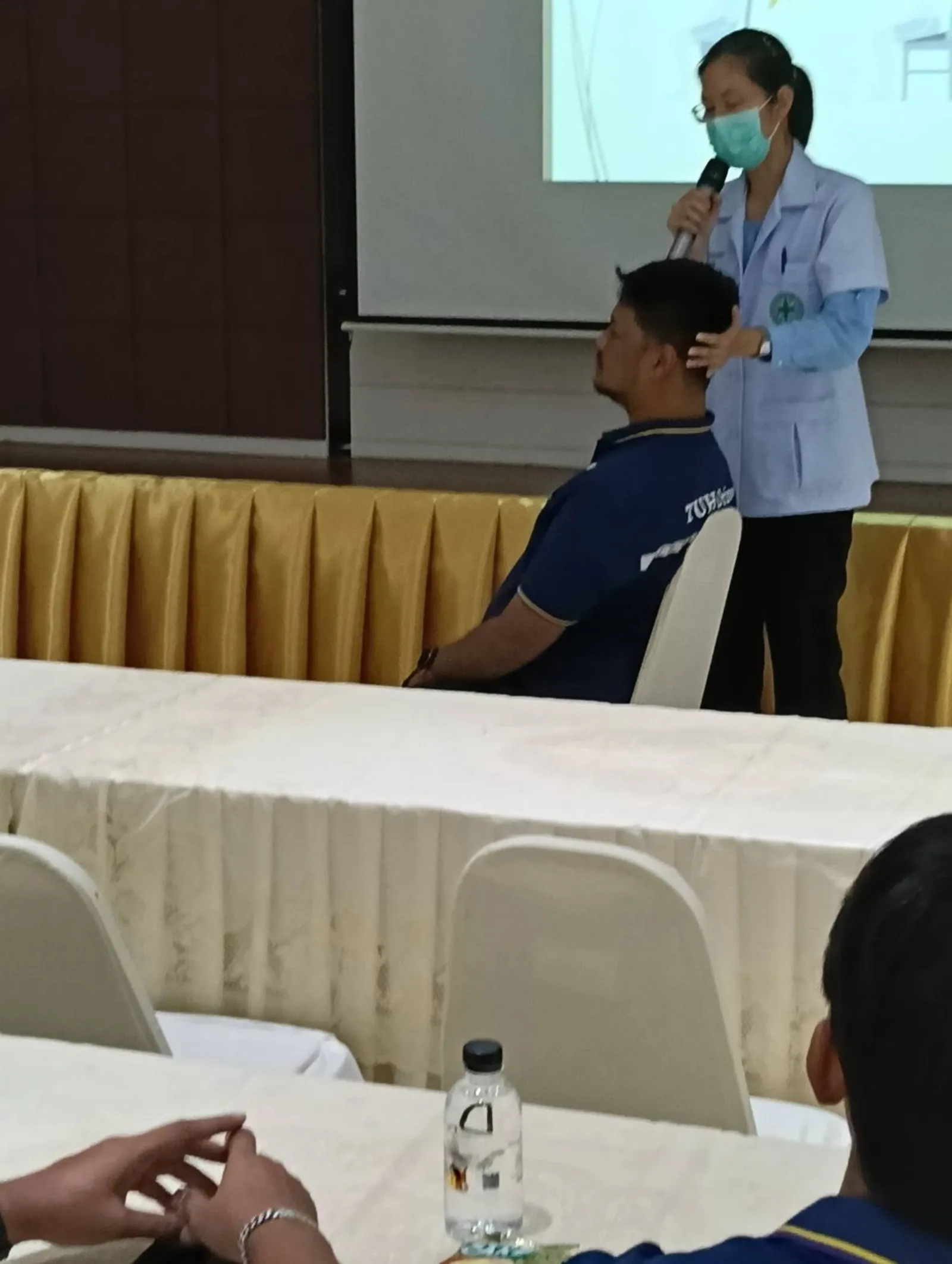 โครงการ ทำงานเป็นสุข ปลอดภัย ห่างไกลโรคจากการทำงานของบุคลากรฝ่ายสนับสนุนบริการ