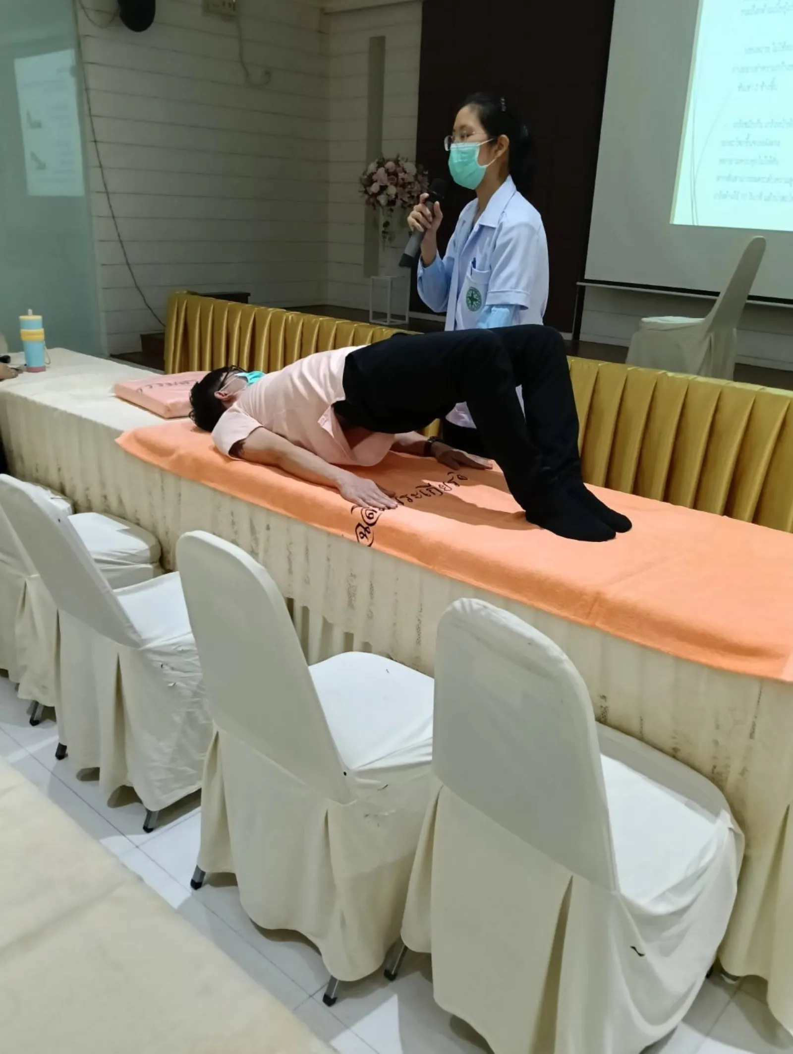 โครงการ ทำงานเป็นสุข ปลอดภัย ห่างไกลโรคจากการทำงานของบุคลากรฝ่ายสนับสนุนบริการ