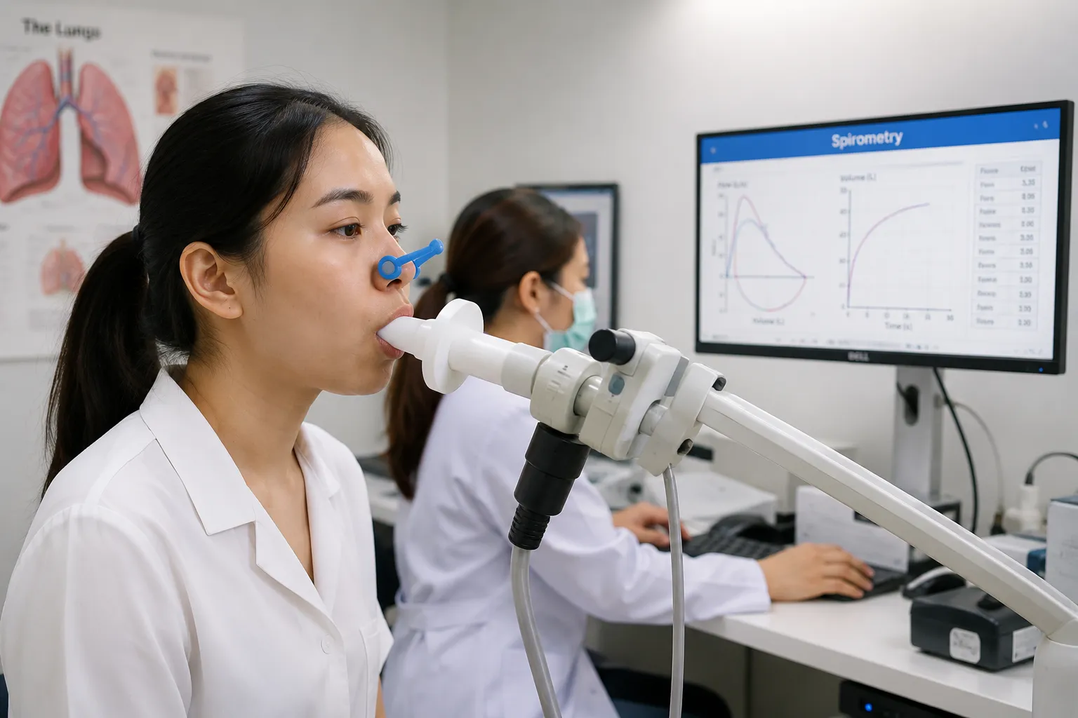 การตรวจสมรรถภาพปอดด้วยเครื่อง Spirometry